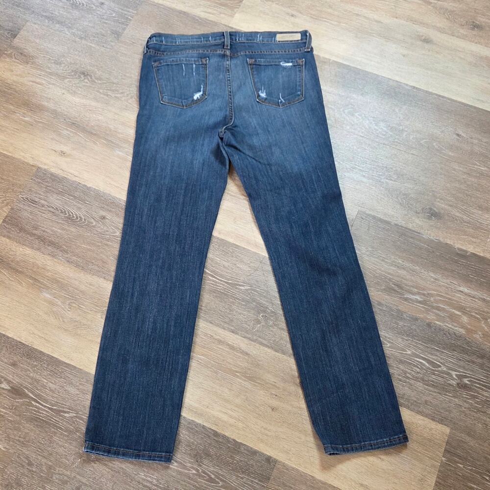 Angry Rabbit Denim Jeans with Tan Stitching Distressed - Picture 2 of 9